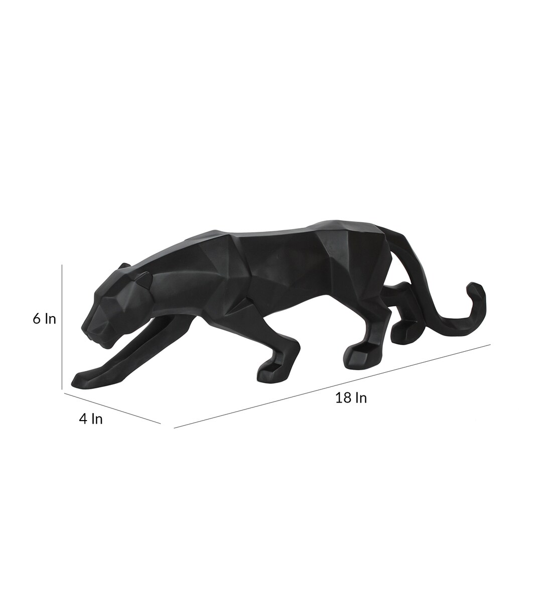 Buy Black Panther Polyresin Animal Figurine and Idols India Circus by Krsnaa Mehta Online