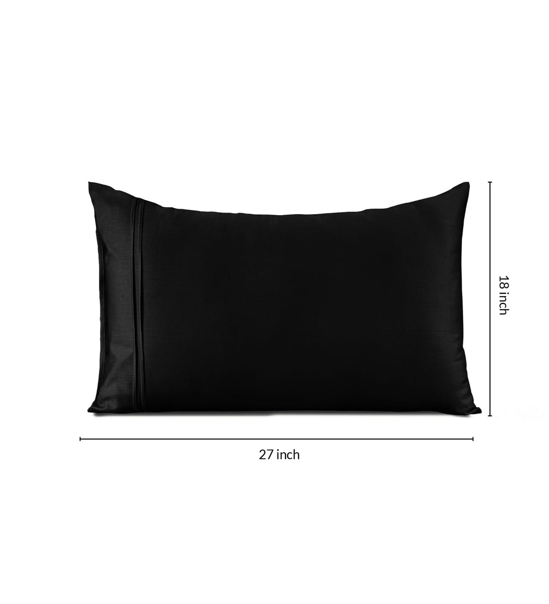 Plain black outlet cushion covers