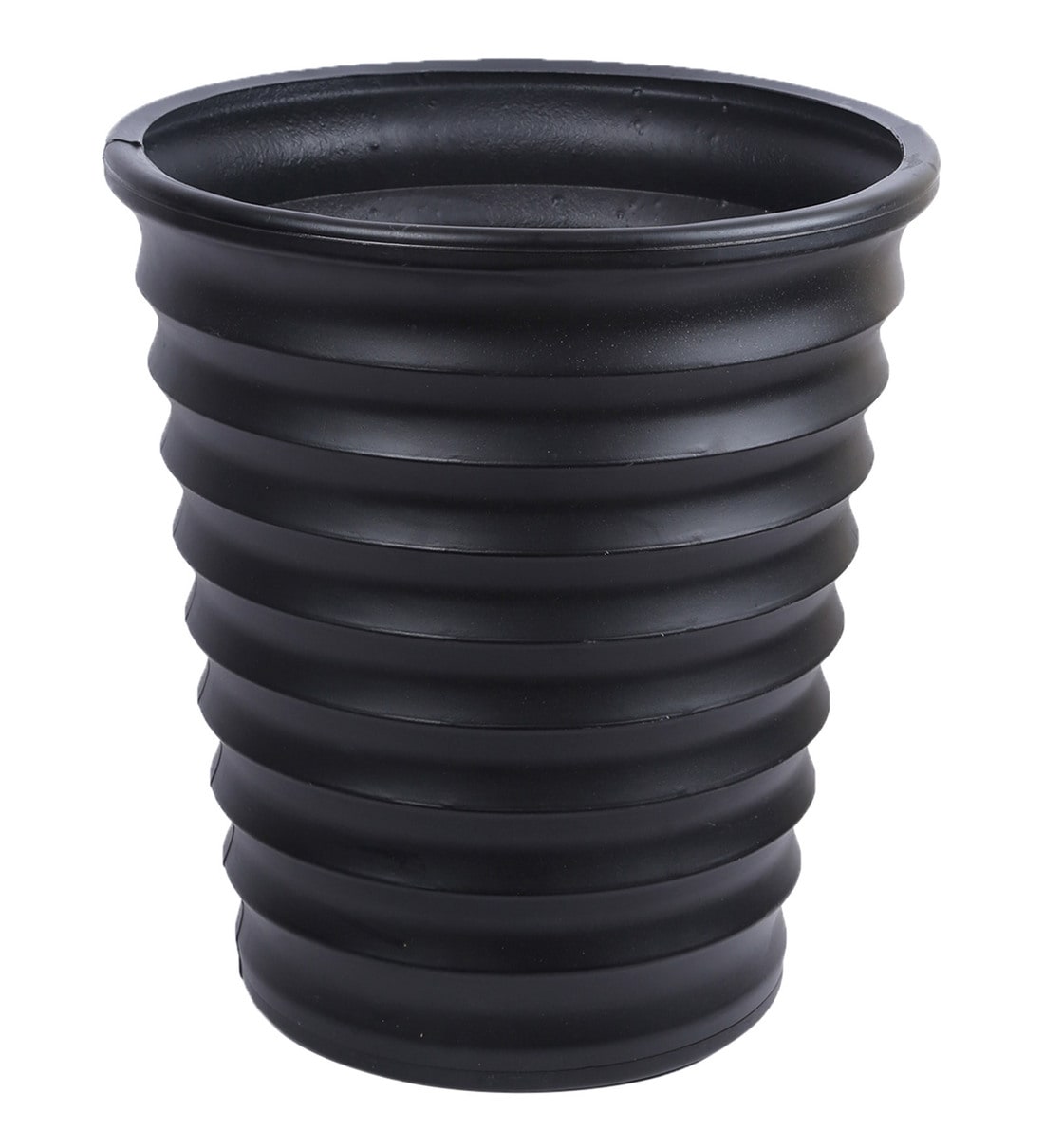 Buy Black Plastic Container for Plant by Fourwalls Online Floor