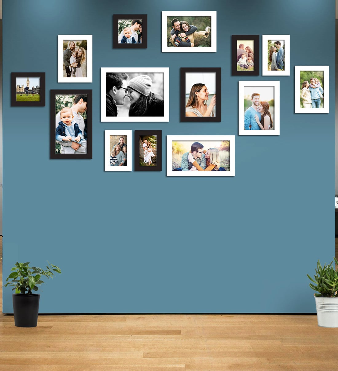 Buy Isla Set 14 Black Wood Collage Photo Frames at 26% OFF by Art ...