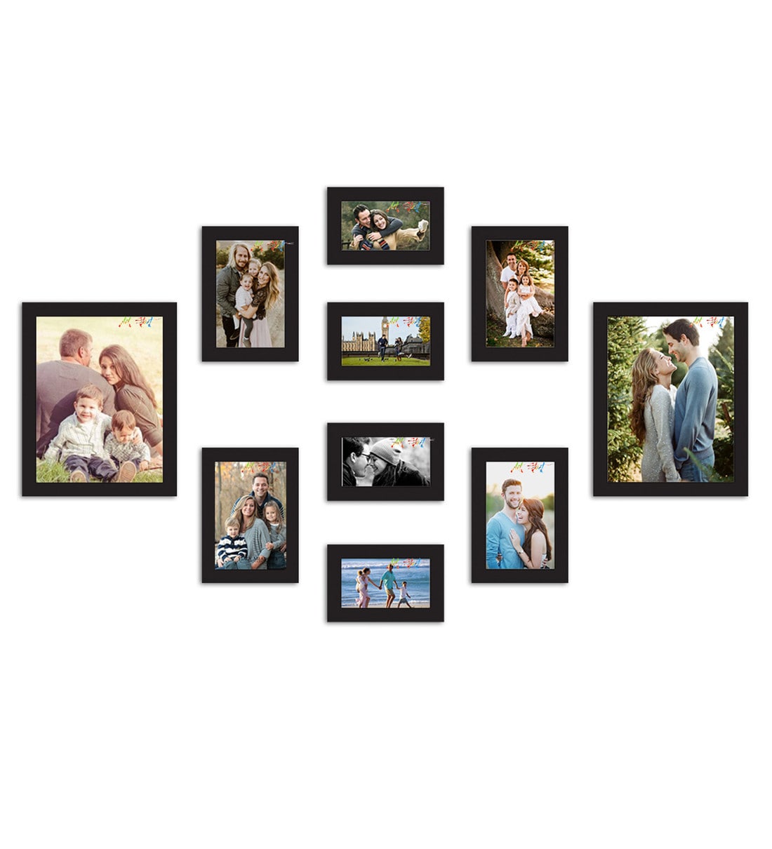 Buy Black Solid Wood 8x10 Inches Photo Frames by Art Street Online ...