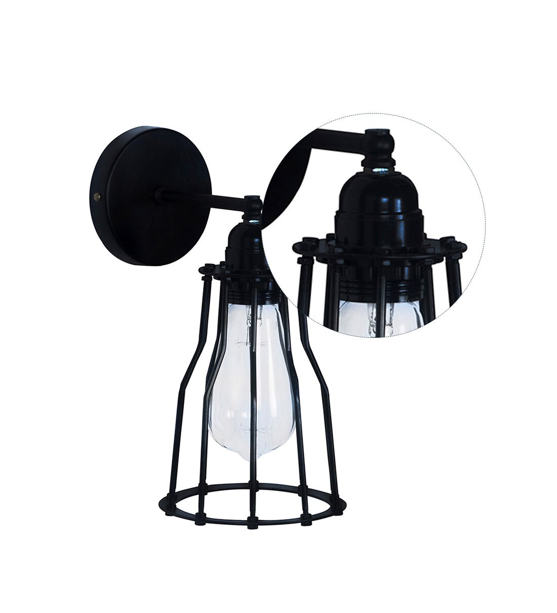 Buy Black Steel Wall Sconces By Fos Lighting Online Downlight Wall