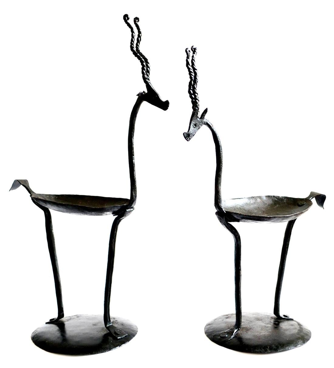 Buy Black Wrought Iron Tea Light Holders by Chinhhari Arts Online