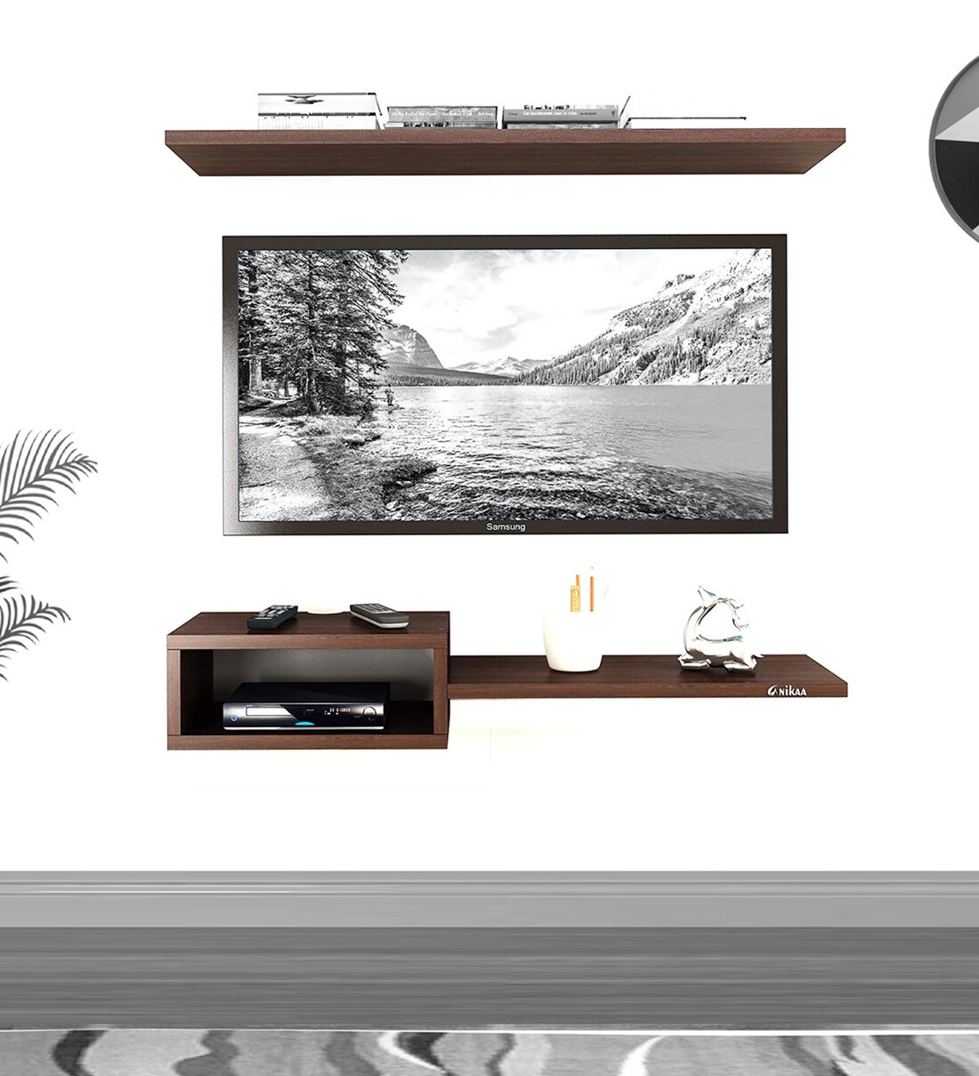 Buy Blair TV Unit in Wenge Finish for TVs up to 50\ at 37 OFF by Anikaa Pepperfry