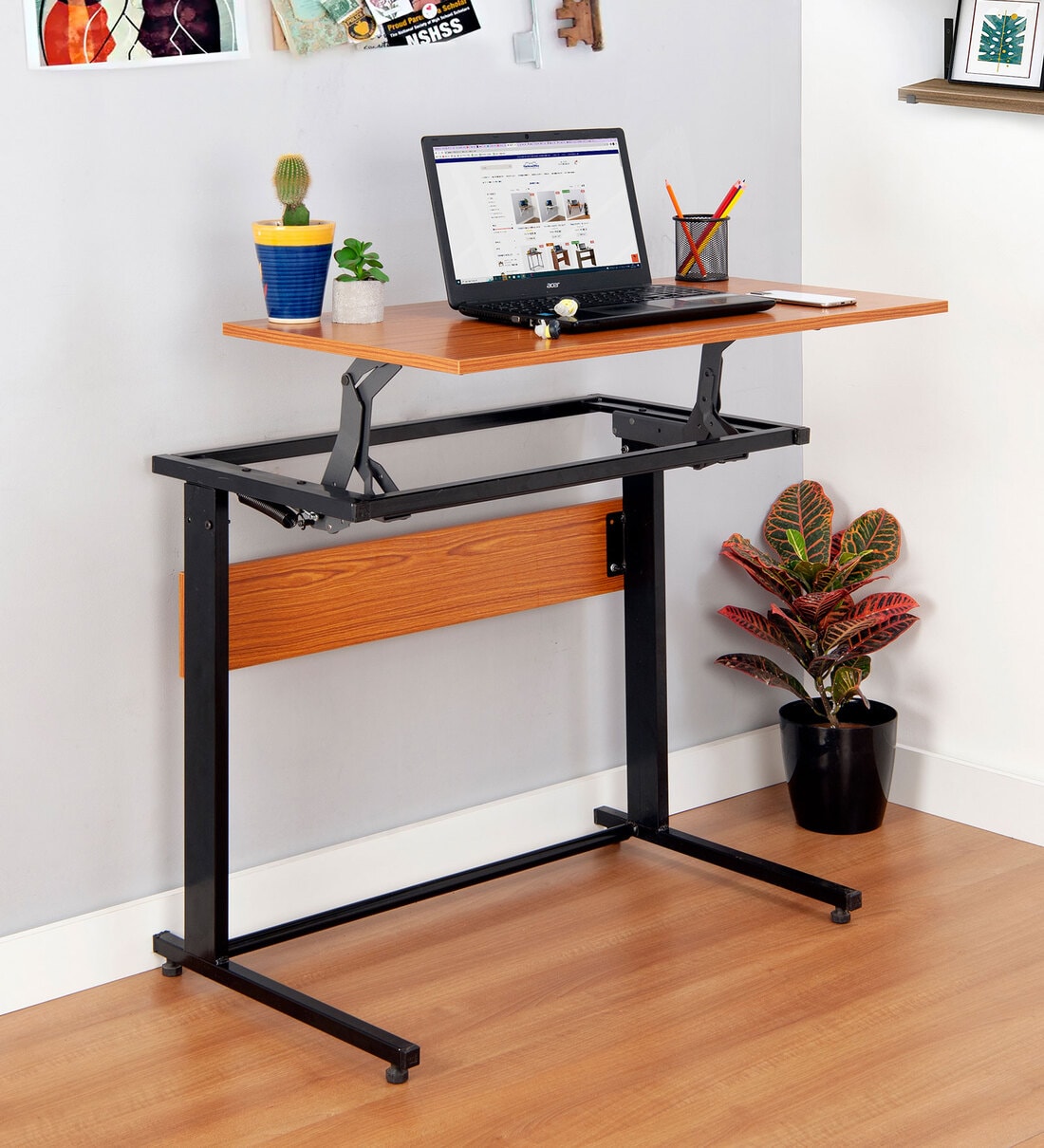 Pepperfry standing deals desk