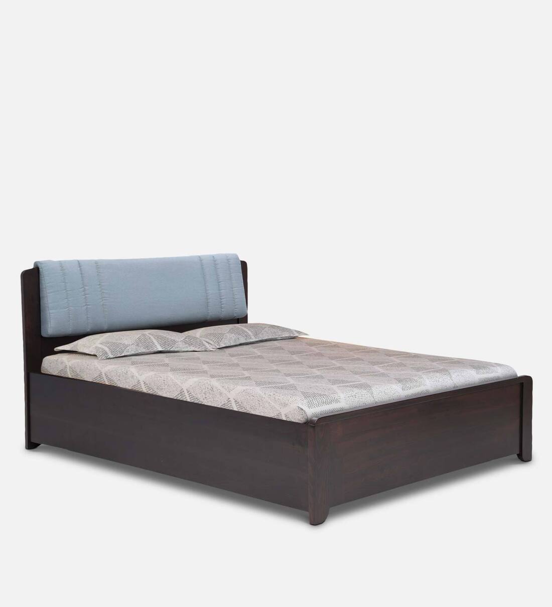 Buy Blaze Queen Size Bed with Upholstered Headboard and Hydraulic