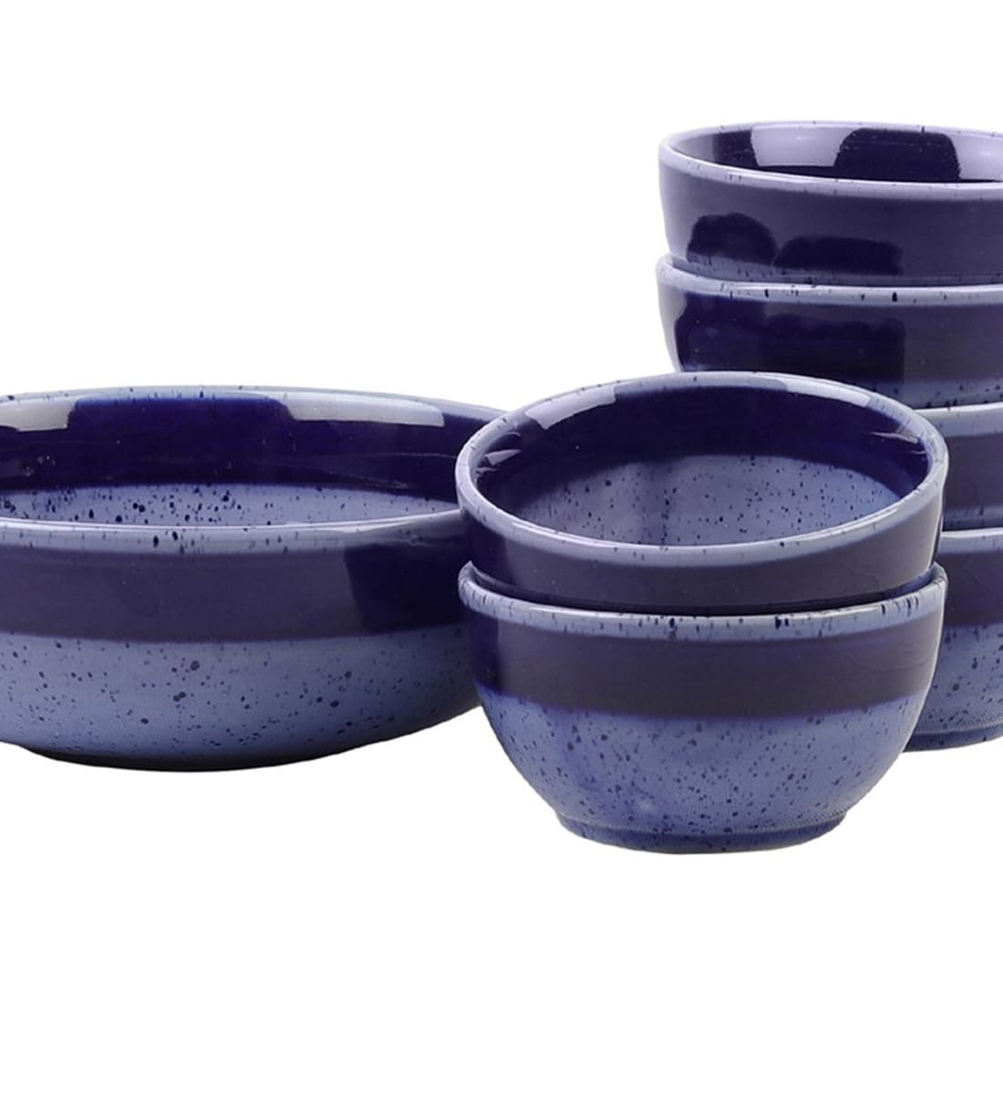 Buy 600 ML Ceramic Dessert Bowls Set of 6 by VarEesha Online Dessert