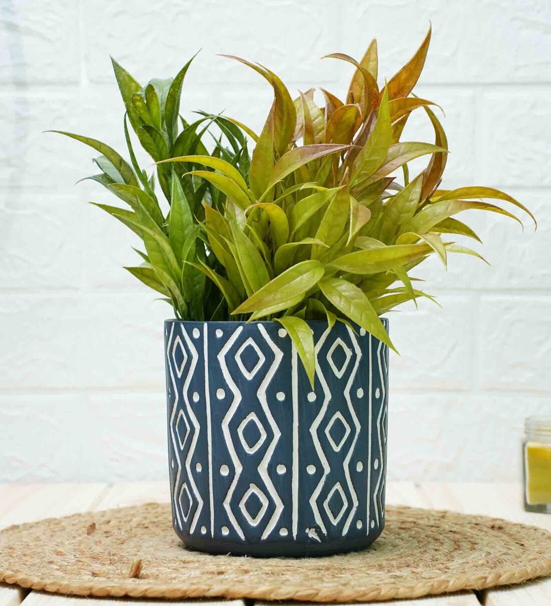 Image of Ceramic trellis planter