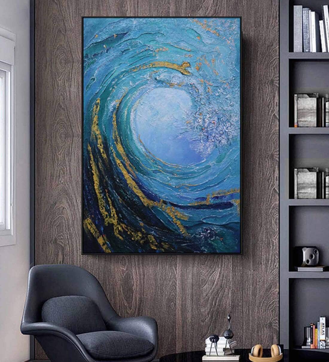 oil and water art