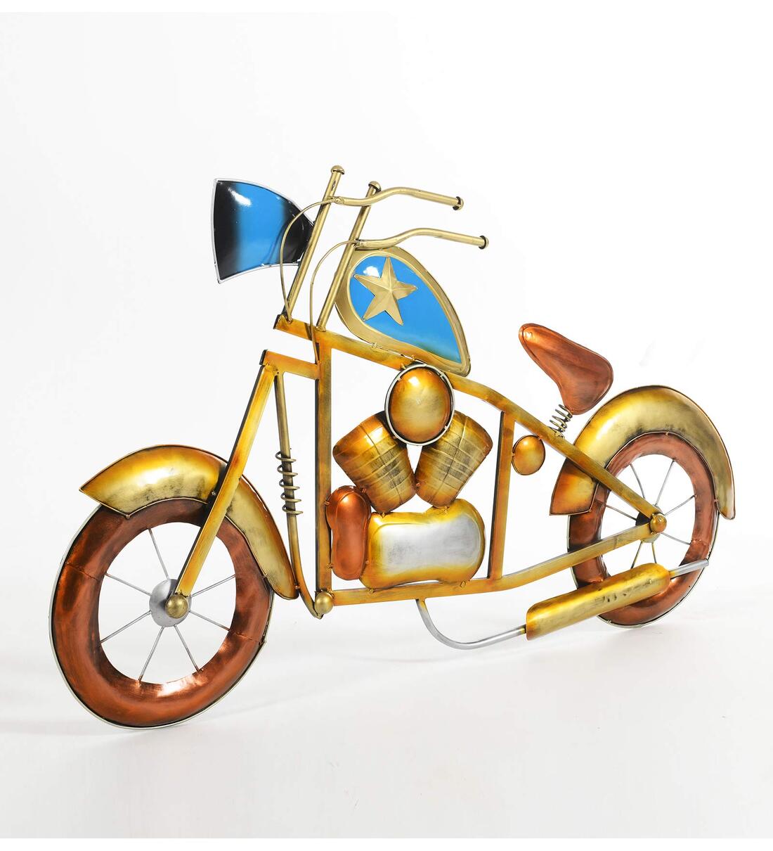 Metal bike art online for wall