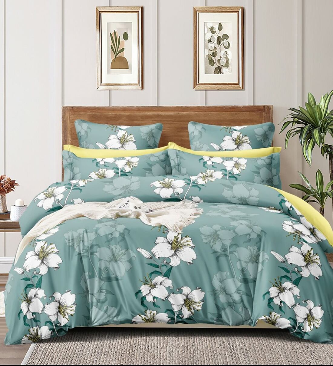 Buy Blue Polyester 350 GSM Double Bed Comforter by Homewards at 68 OFF