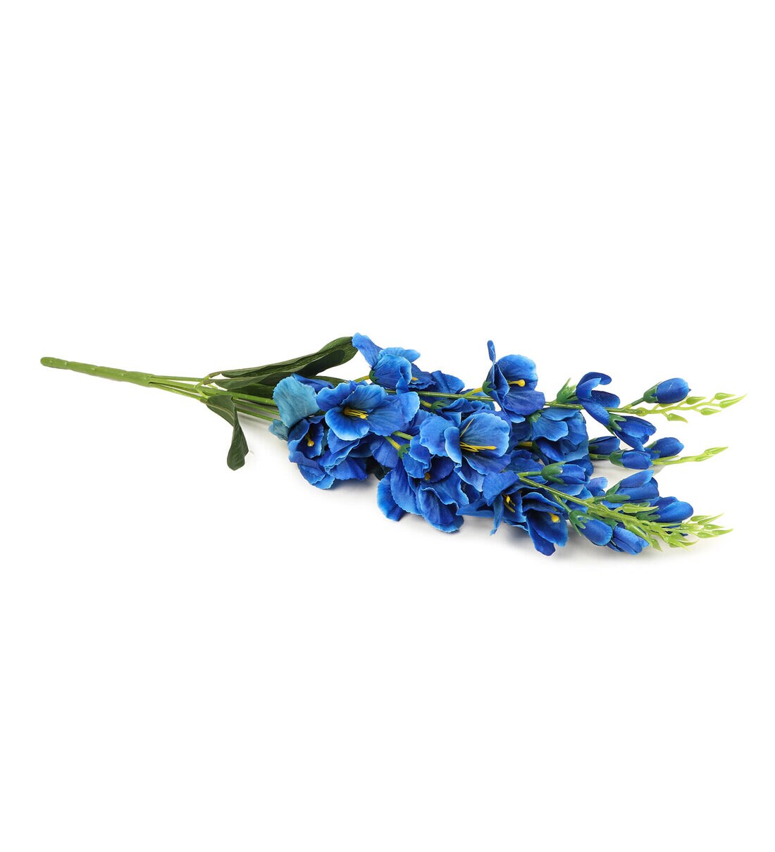 Buy Blue Polyester Cherry Blossom Artificial Flowers Online
