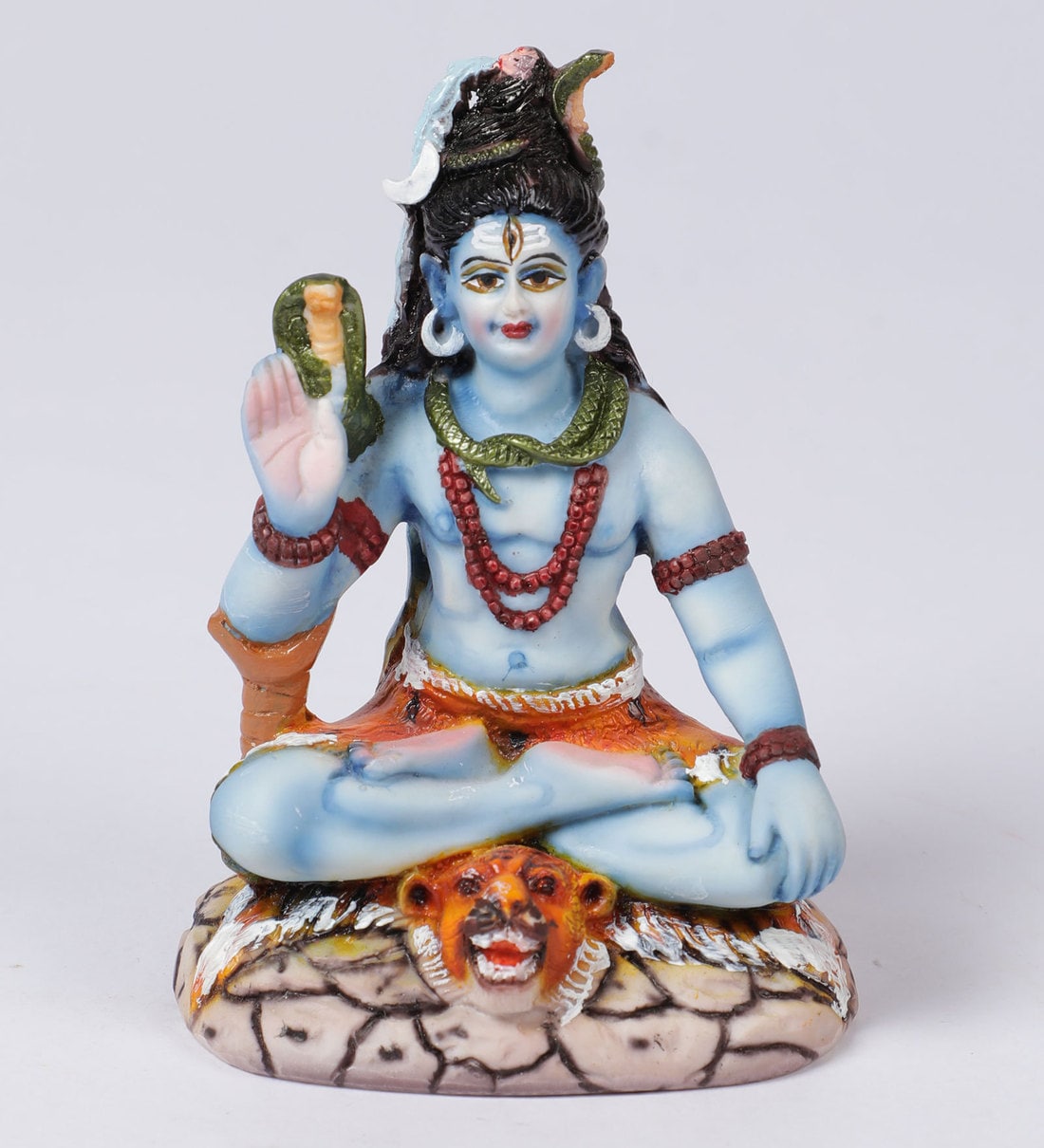 Buy Blue Resin Shiva Ji Idol By Gallery99 Online Shiva Religious Idols Home Decor 1595