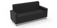 Leatherette Sofa Set in Black Colour with (3+1+1) Combination