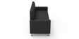 Leatherette Sofa Set in Black Colour with (3+1+1) Combination