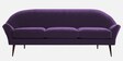 Blaine Fabric 3 Seater Sofa in Dark Purple Colour