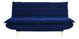 Bliss Fabric Convertible Sofa Cum Bed in Blue Colour
