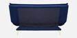 Bliss Fabric Convertible Sofa Cum Bed in Blue Colour
