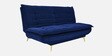 Bliss Fabric Convertible Sofa Cum Bed in Blue Colour