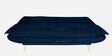 Bliss Fabric Convertible Sofa Cum Bed in Blue Colour