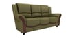 Blos Leatherette  3 Seater Sofa in Green Colour