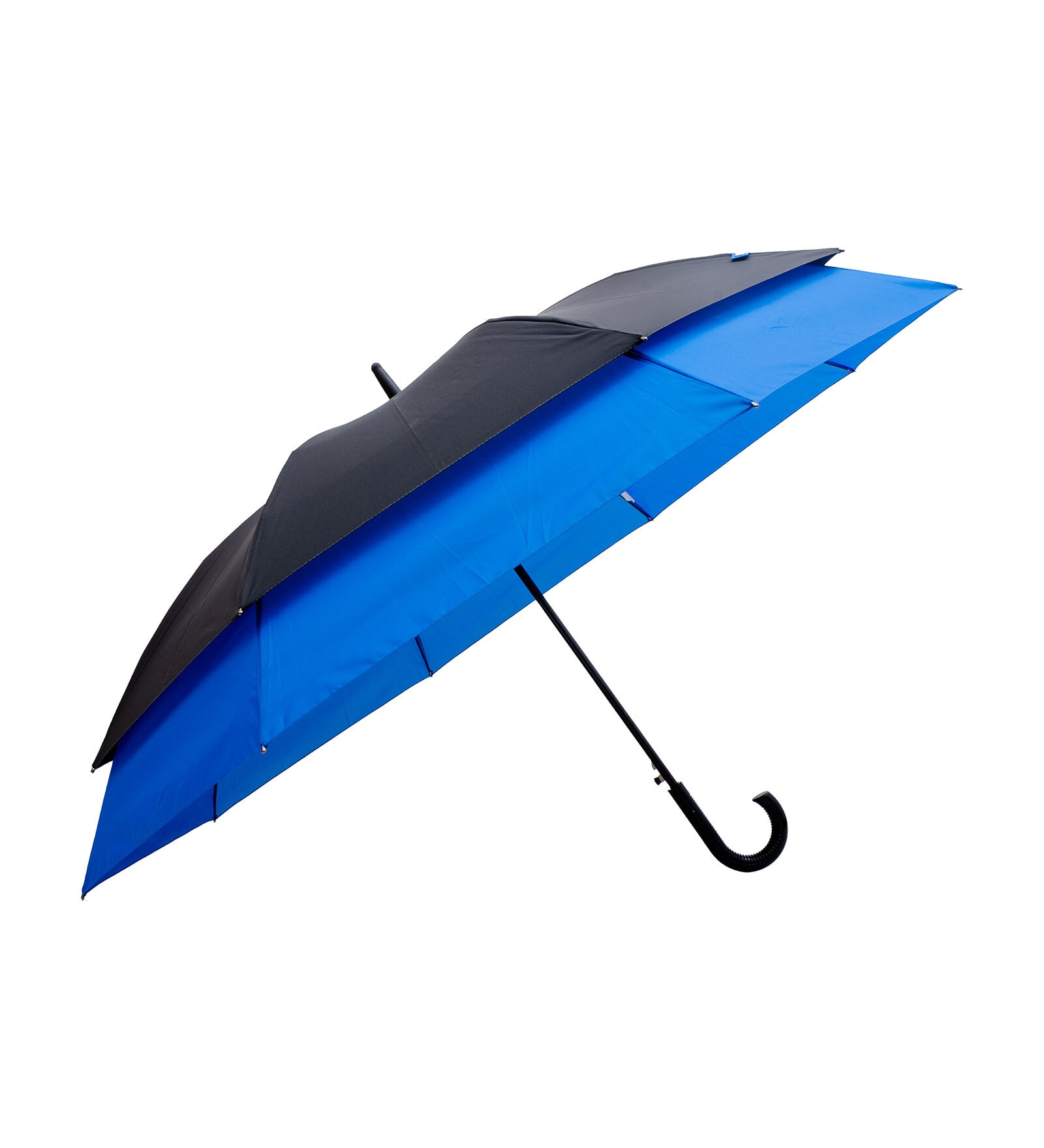 Buy Black & Blue Layered Pongee UV Protective Umbrella by Sun Umbrella