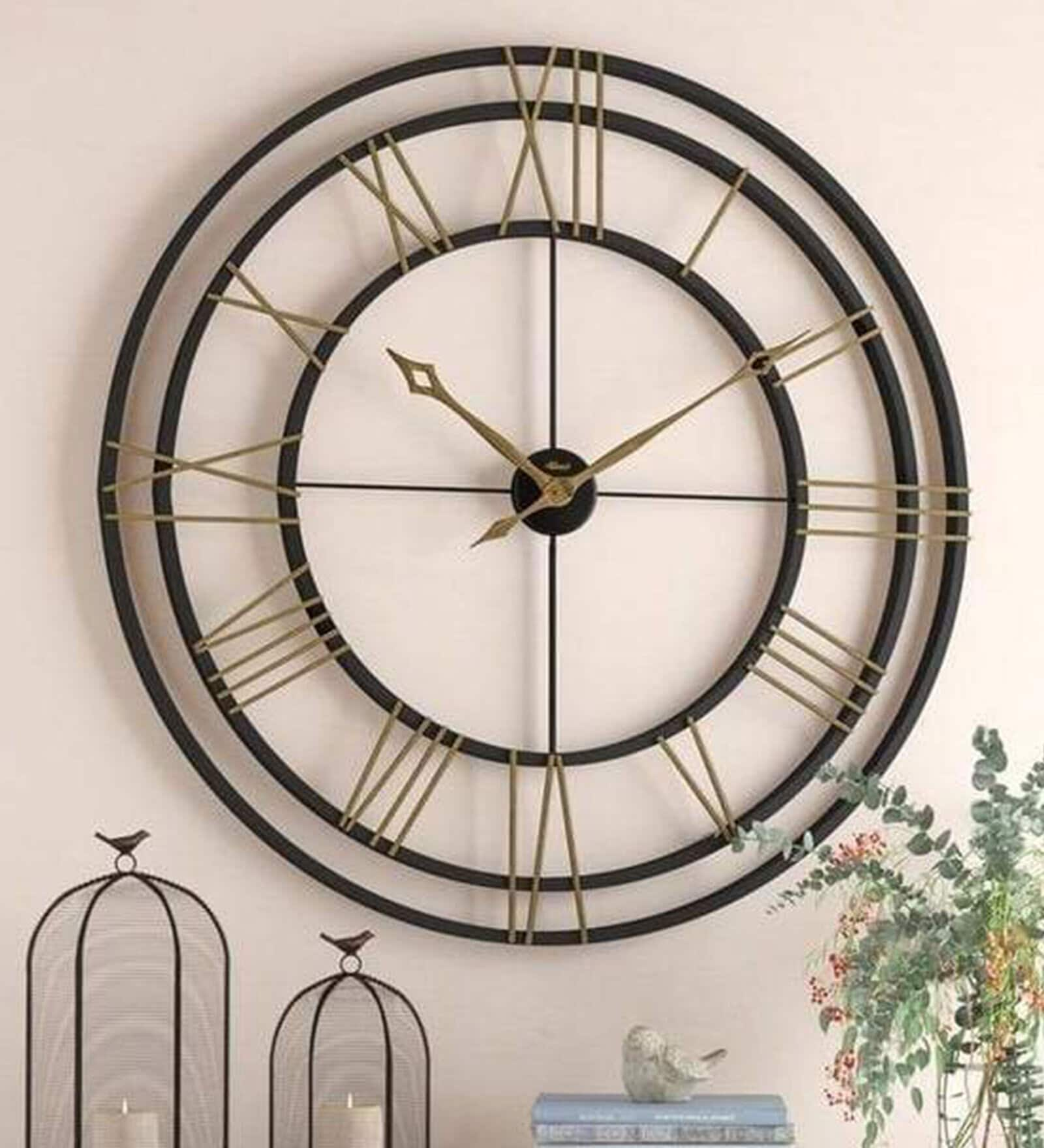 Buy Black & Gold Double Layer Novelty Wall Clock - 2 feet - at 47% OFF ...