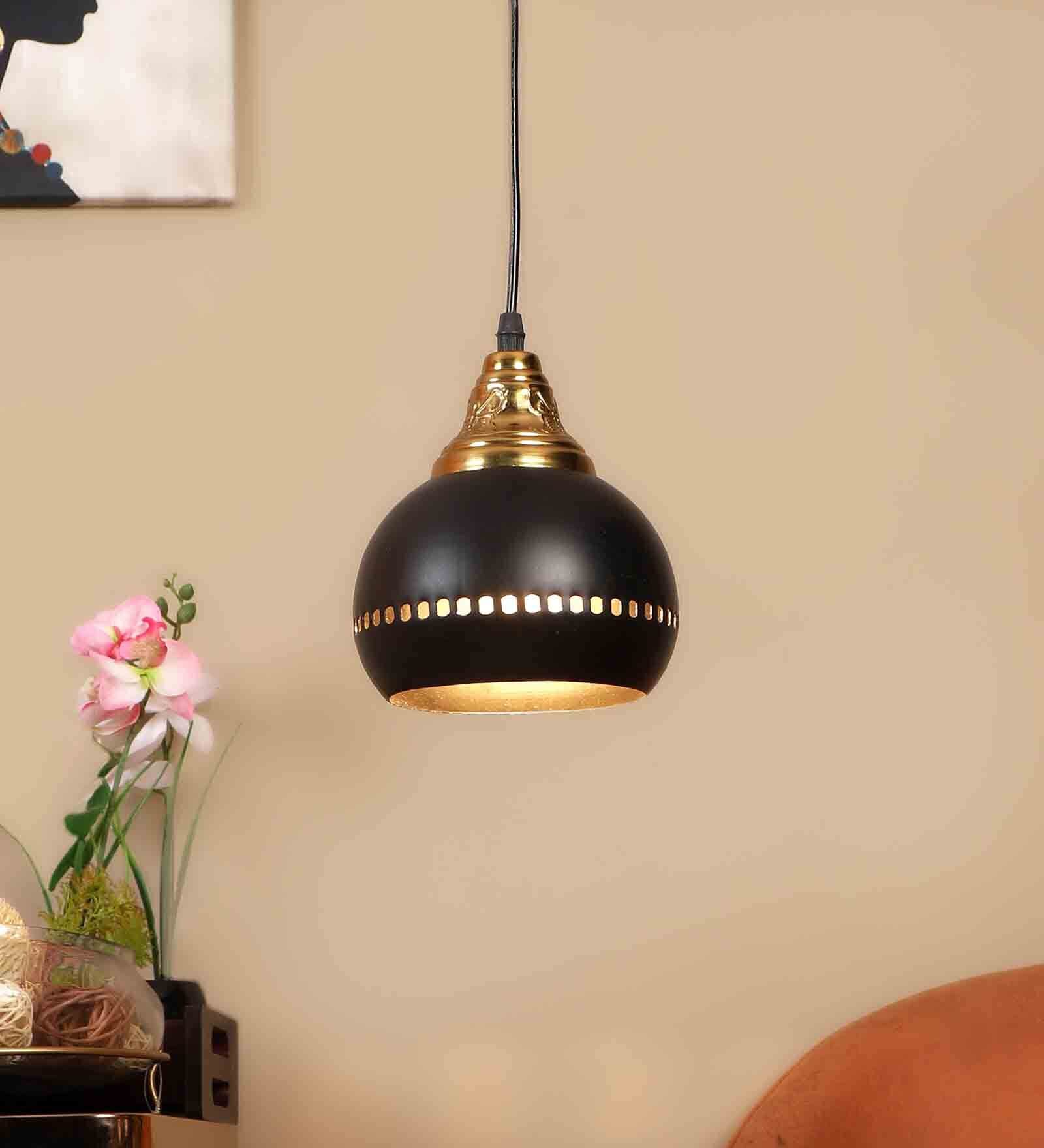 Knepp Black Iron Hanging Light