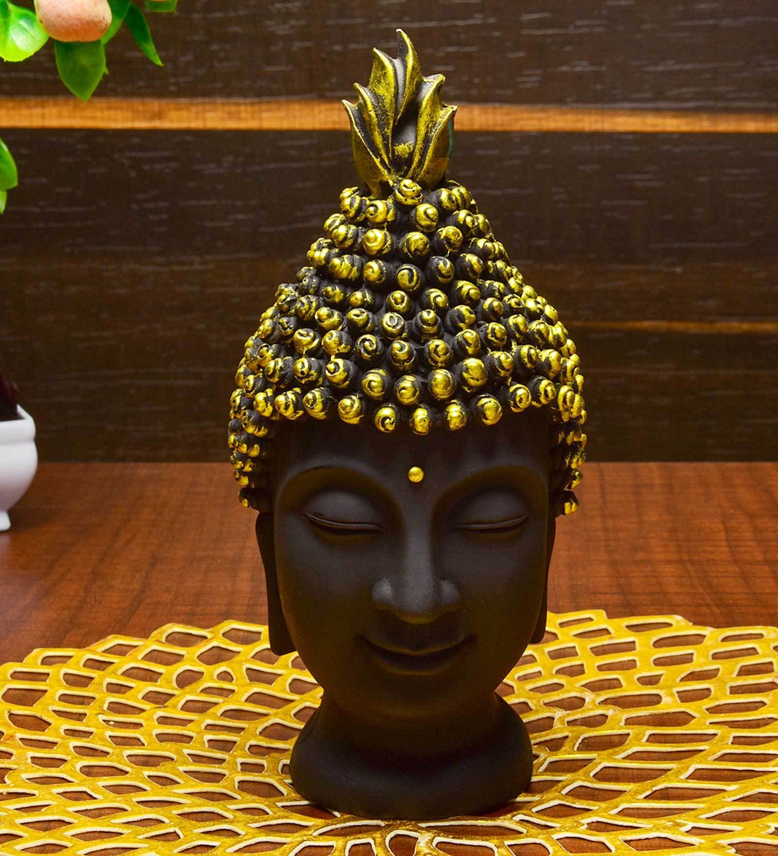 resin buddha head