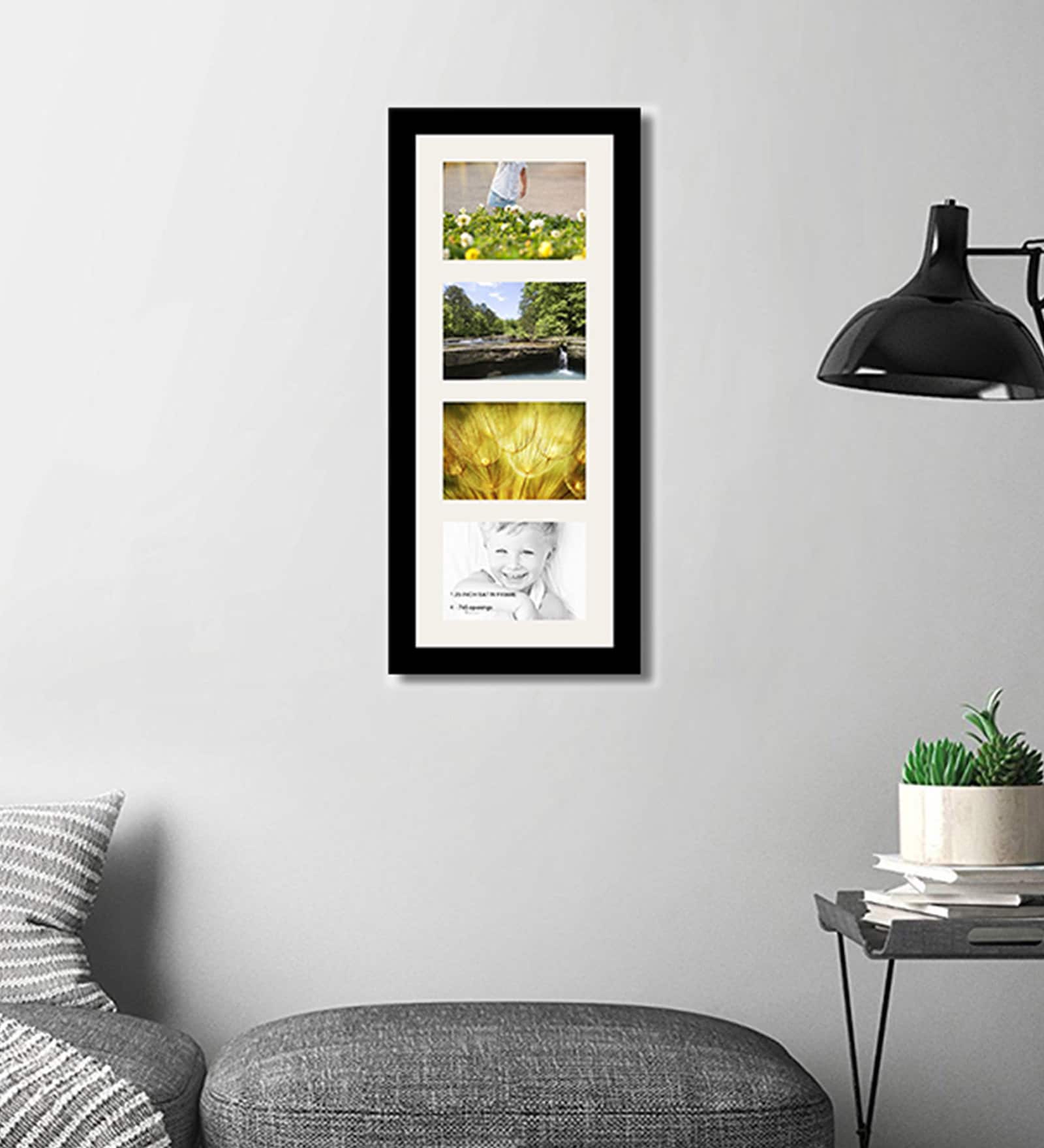 Buy Black Synthetic Wood Picture Frames By WENS Online Collage Photo