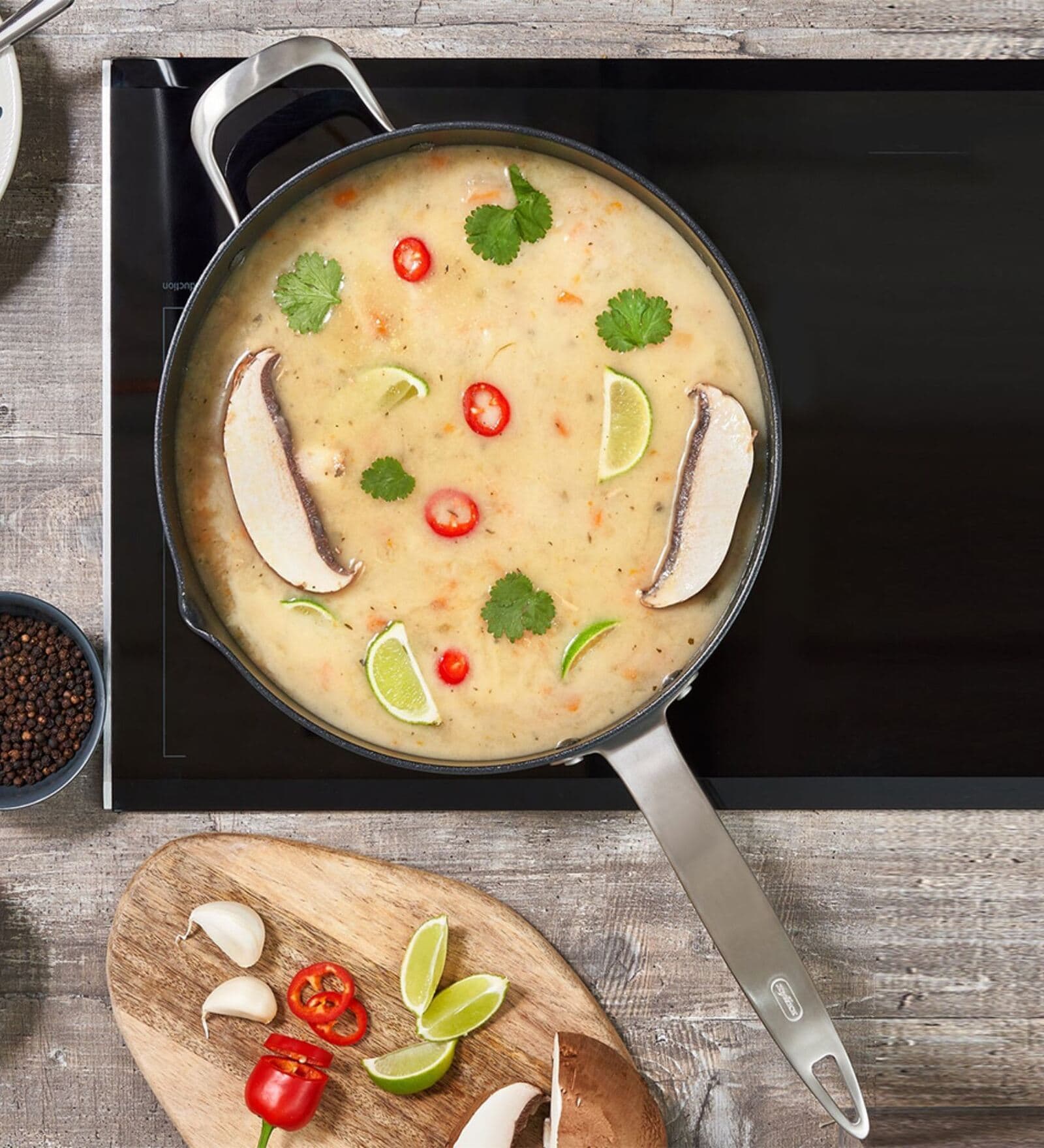 Ultimate Pro 11.4 Inch Induction Friendly Black Aluminium Frying Pan