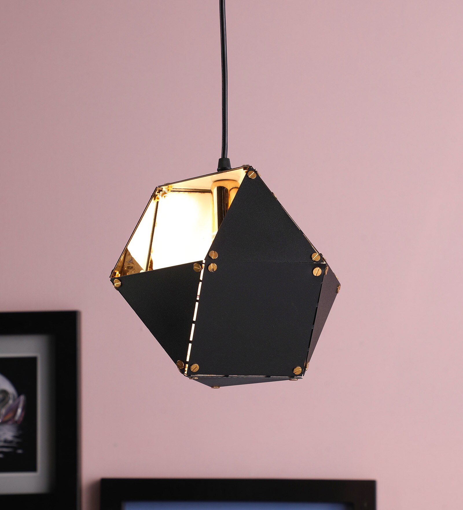 Black Metal Single Hanging Lights