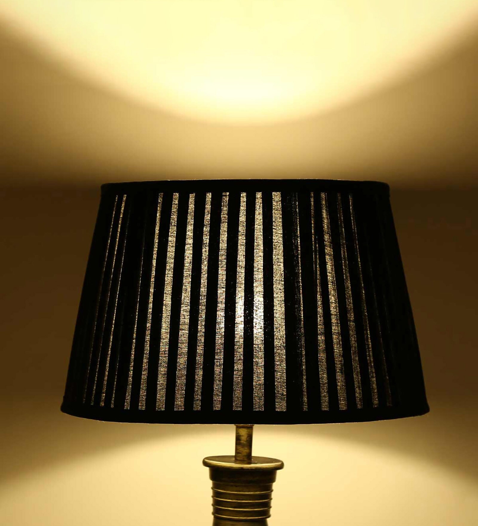 Black Black Cotton Knife Lampshade