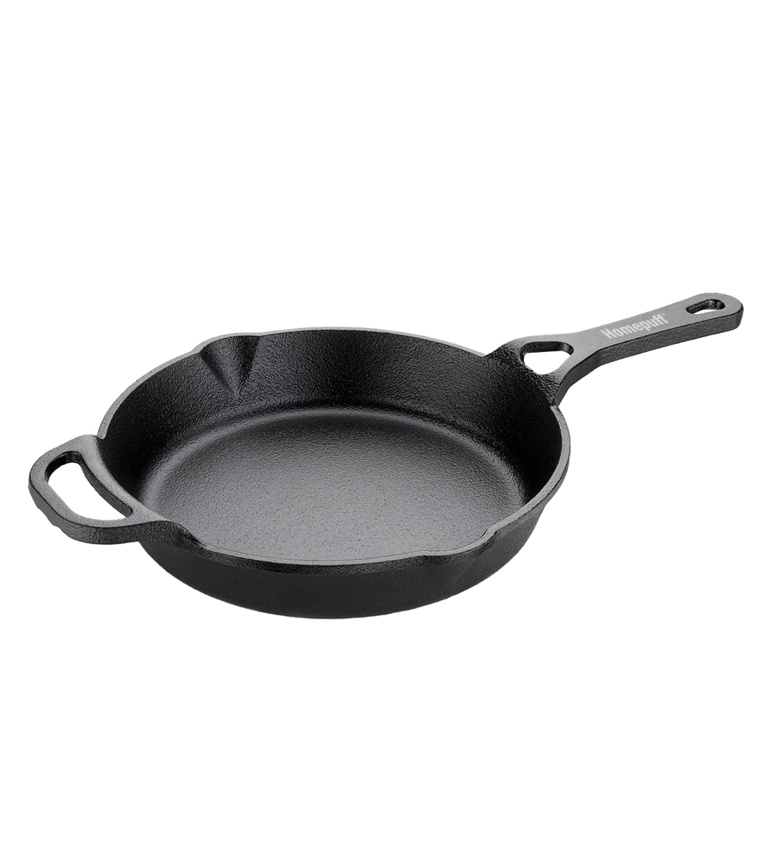 Buy Black Cast Iron Non-Stick Skillet Pan by Homepuff at 68% OFF by ...