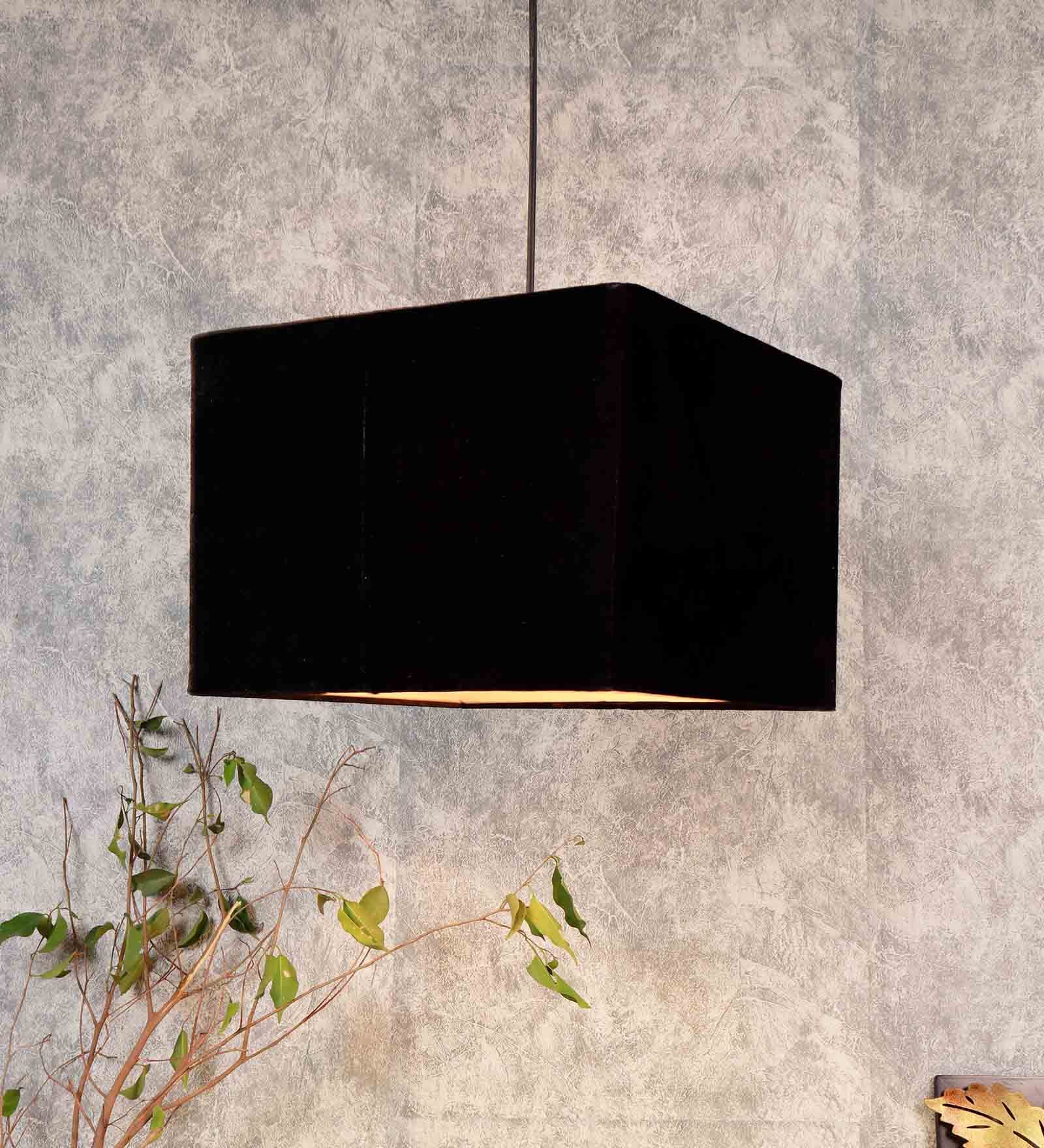 Catania Black Plastic Hanging Light