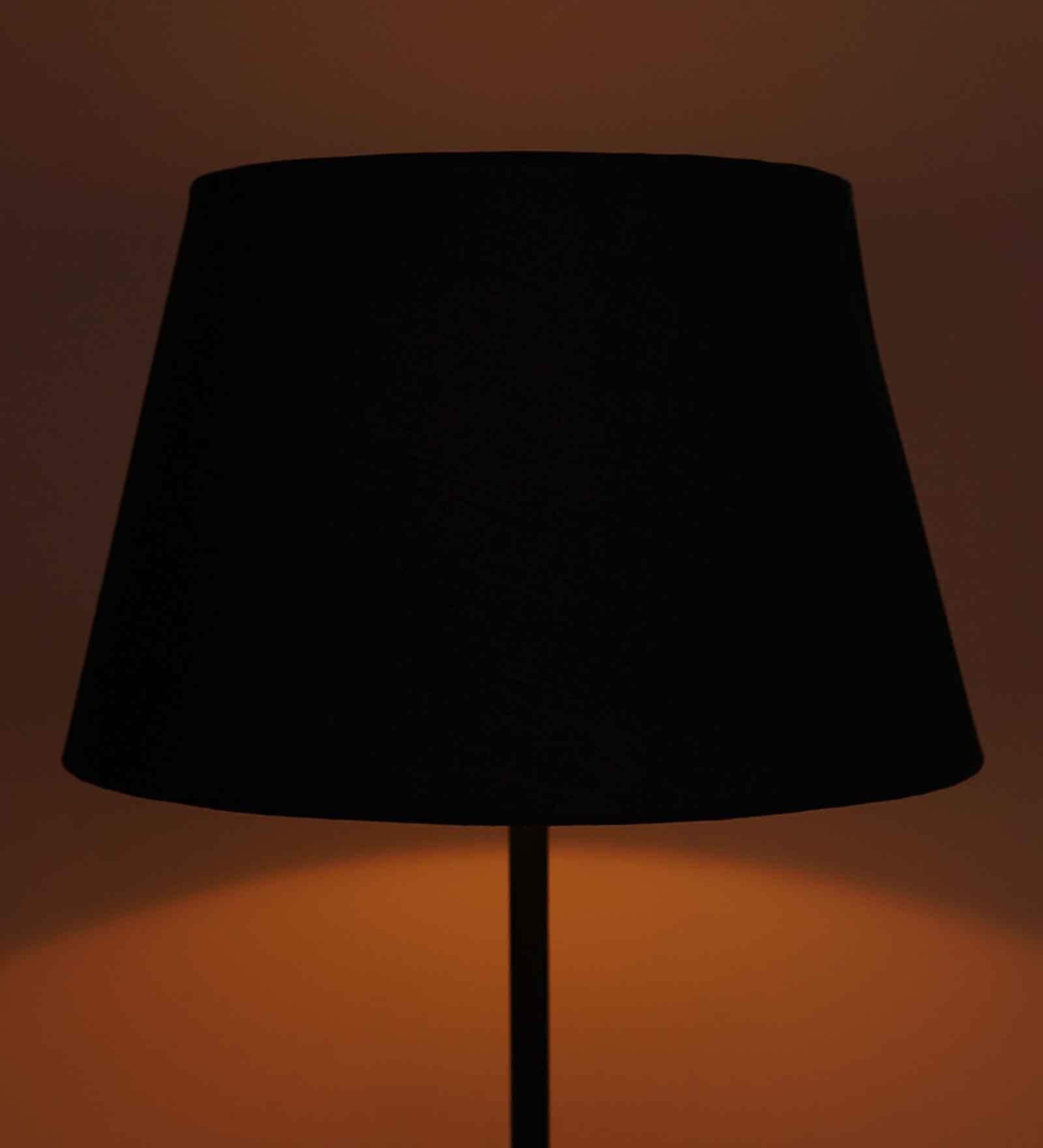 Black Cotton Lamp Shade