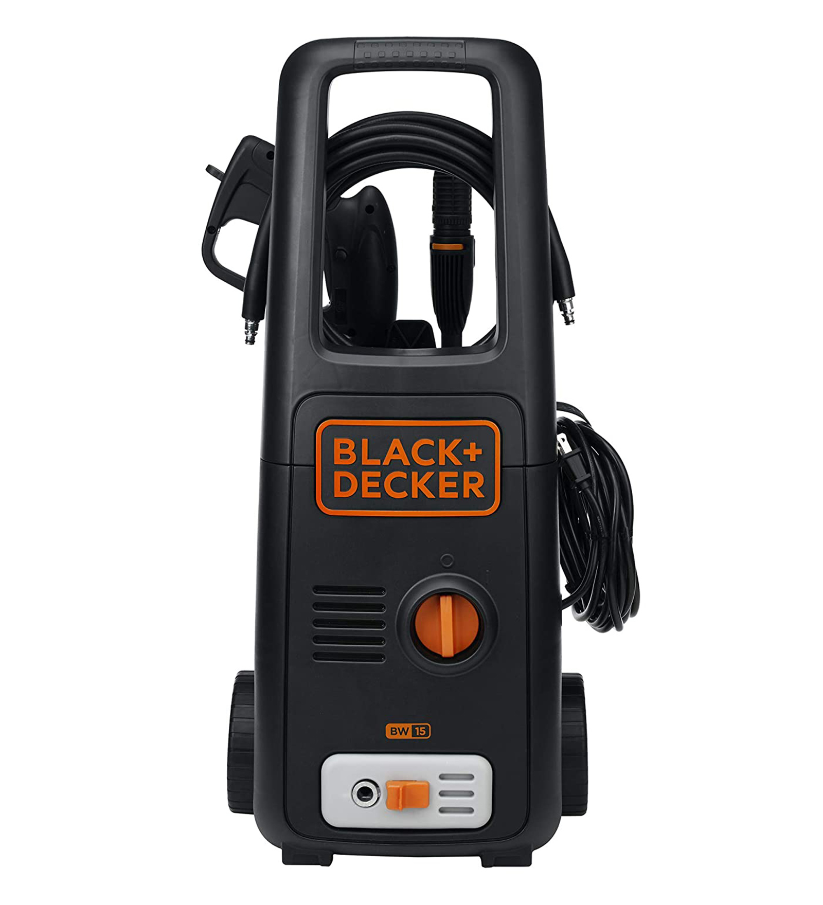 BLACK+DECKER BW15 1500W 120 Bar Pressure Washer for Car Wash and Home Use in Red & Black Colour