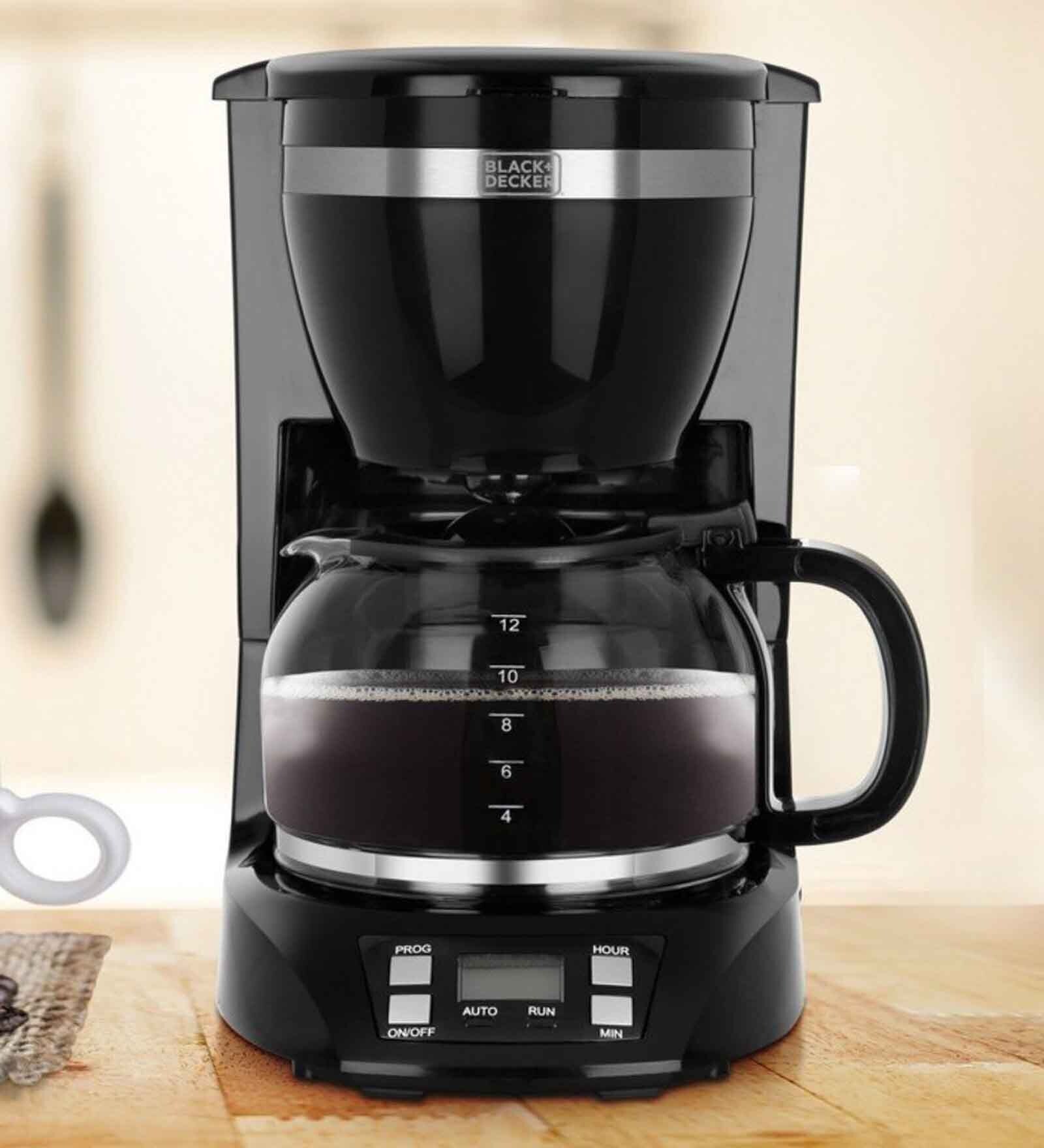 Buy BLACK+DECKER BXCM1201IN 12Cup Drip Coffee Maker at 28 OFF by