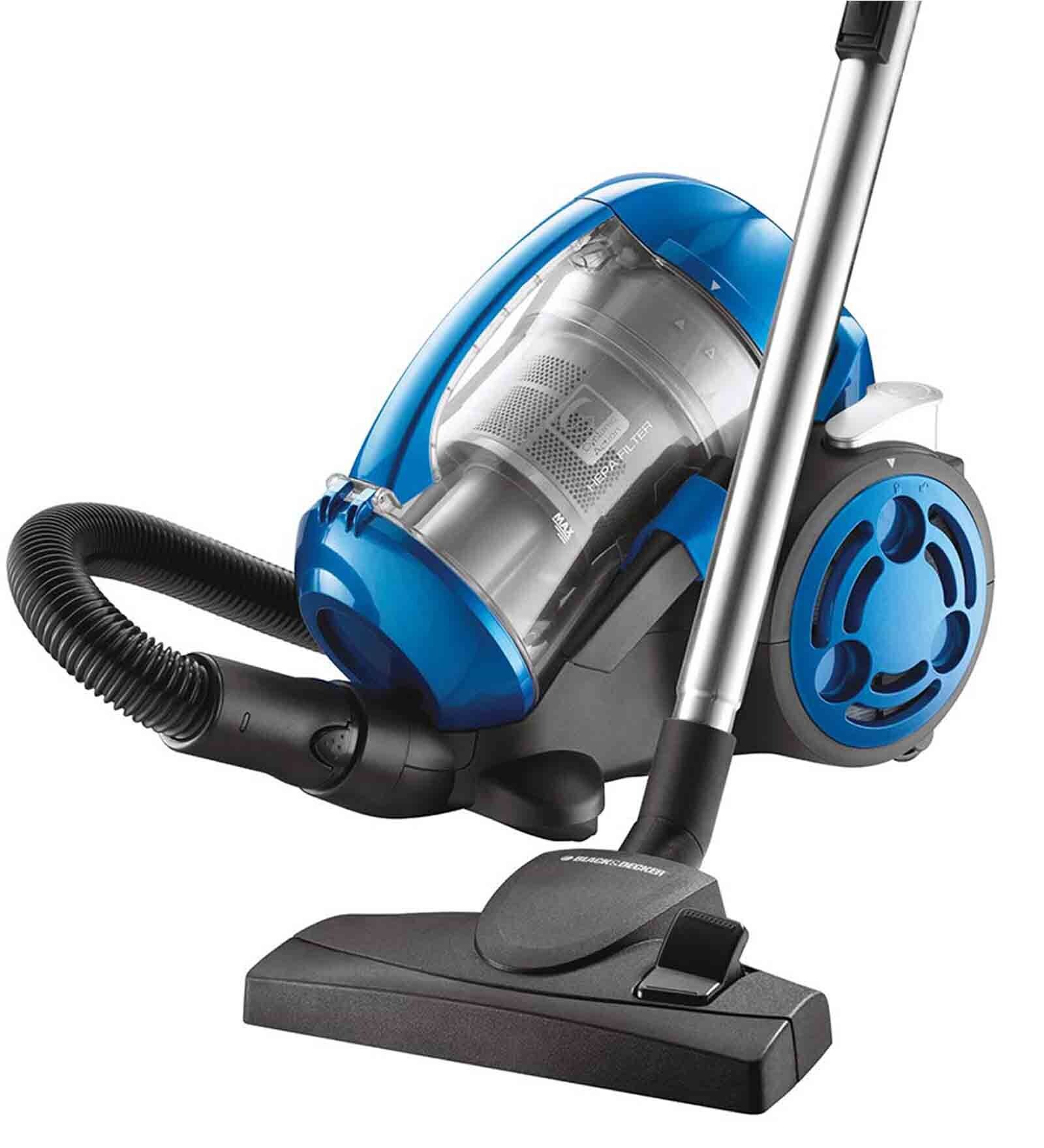 BLACK+DECKER VM2825 2000W 1.8 Litres Bagless Cyclonic Vacuum Cleaner in Blue Colour