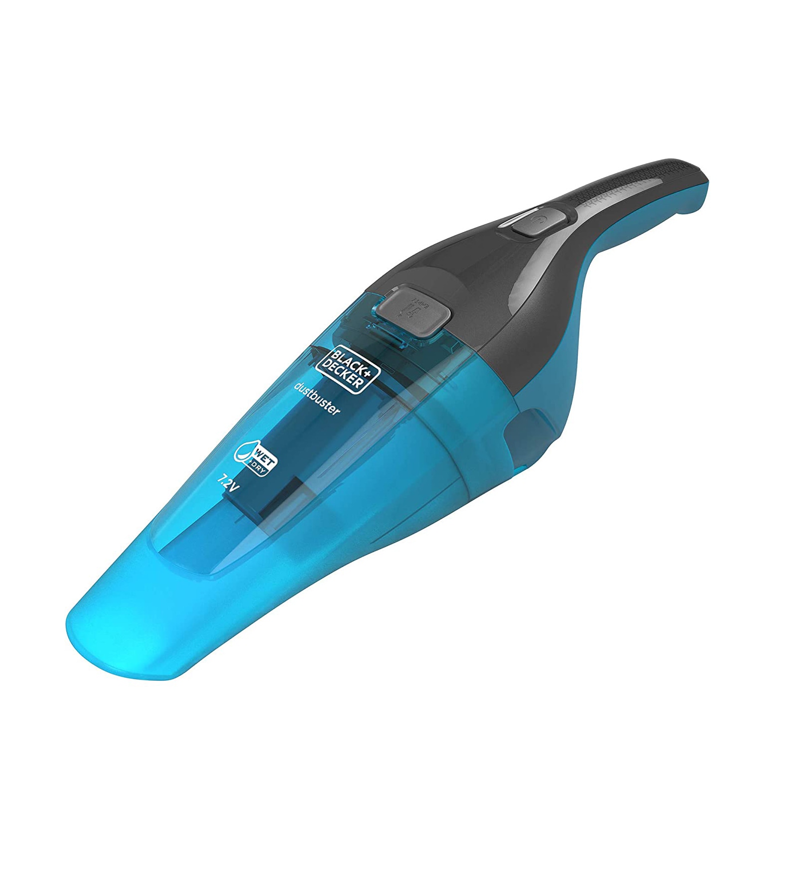 BLACK+DECKER WDC215WA-QW 7.2 V 10.8W Wet and Dry Cordless Dustbuster Handheld Vacuum Cleaner in Blue Colour