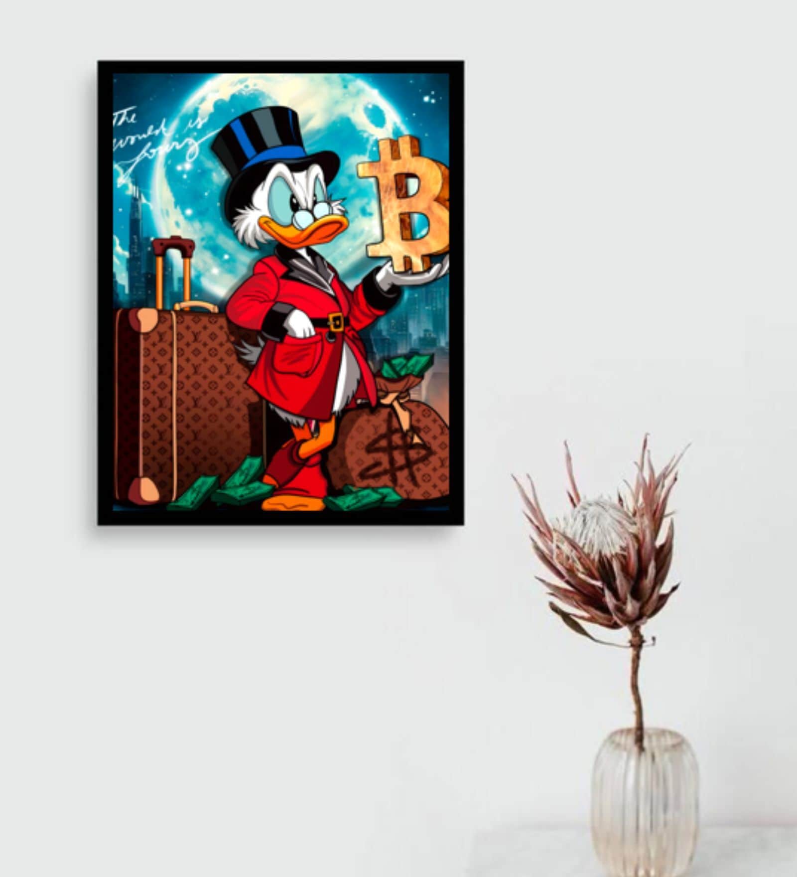 DUCK HD Poster With Black Frame, 12.5   17.3 Inches