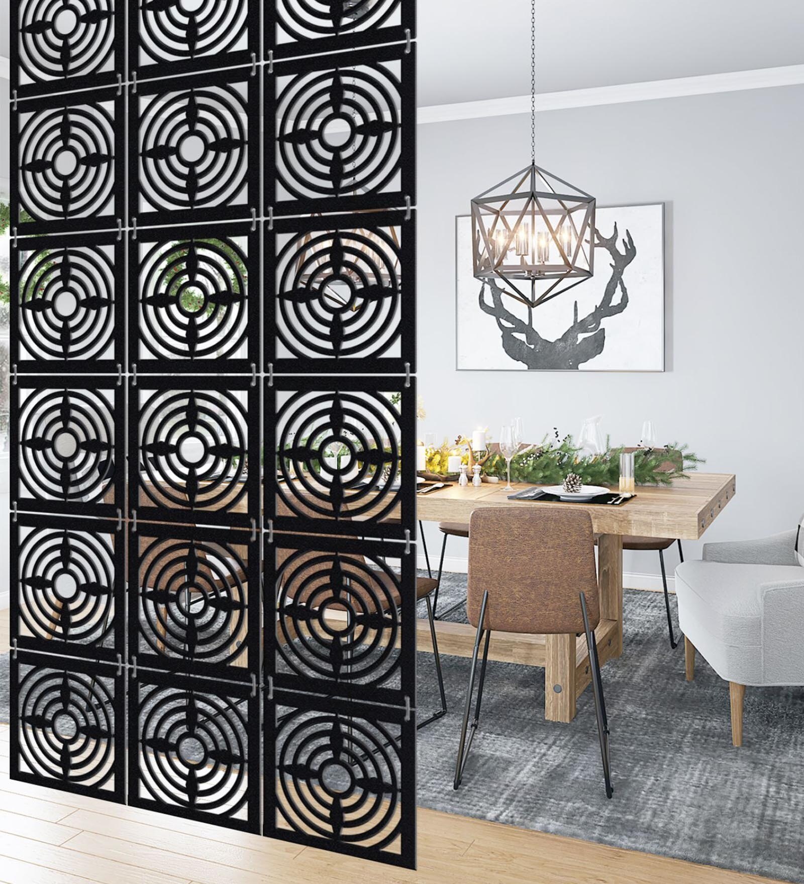 Buy Black Engineered Wood Set Of 12 Hanging Room Divider At 11 OFF By buy-black-engineered-wood-set-of-12-hanging-room-divider-at-11-off-by