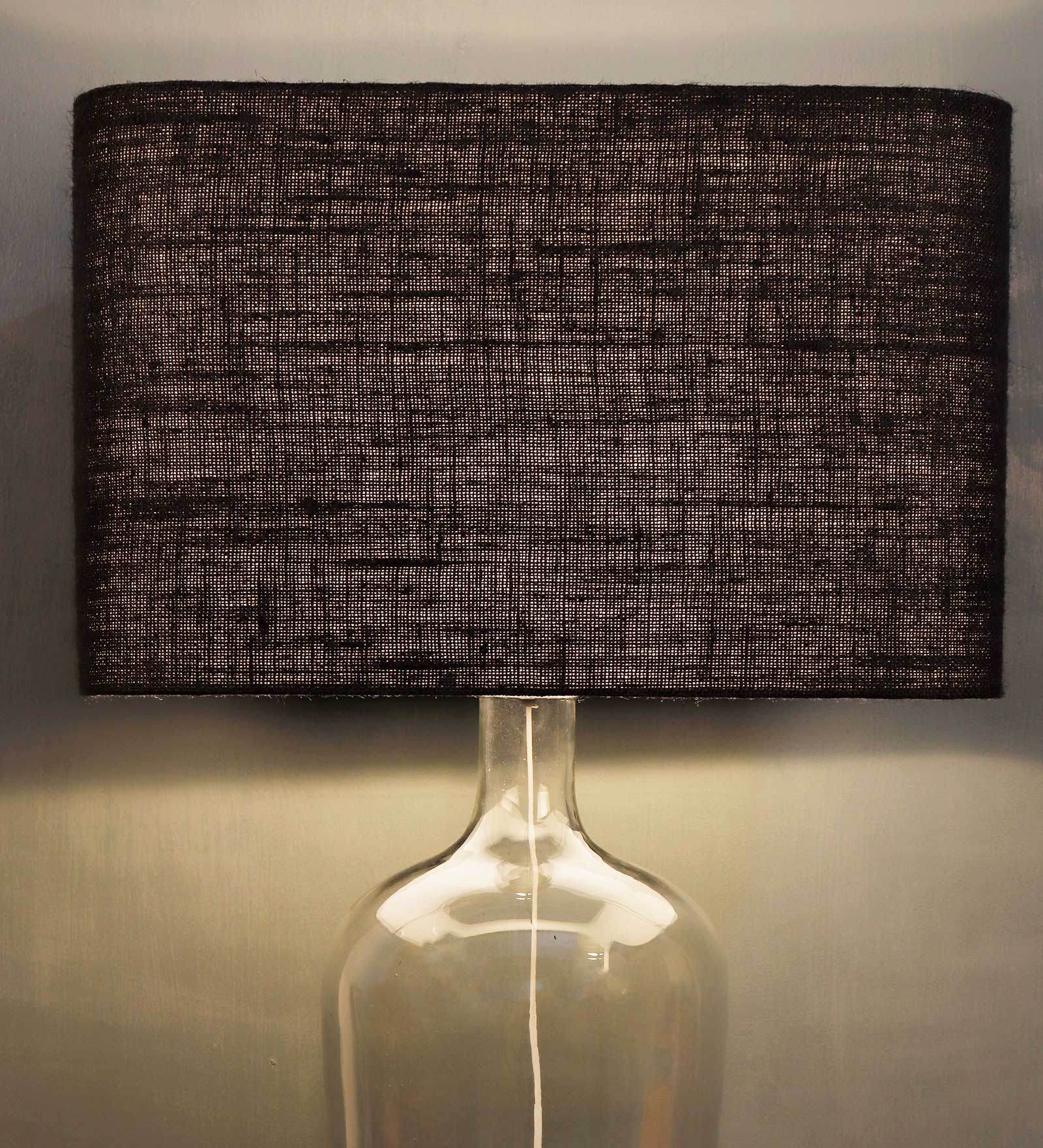 Emilia Black Fabric Solid Lampshade