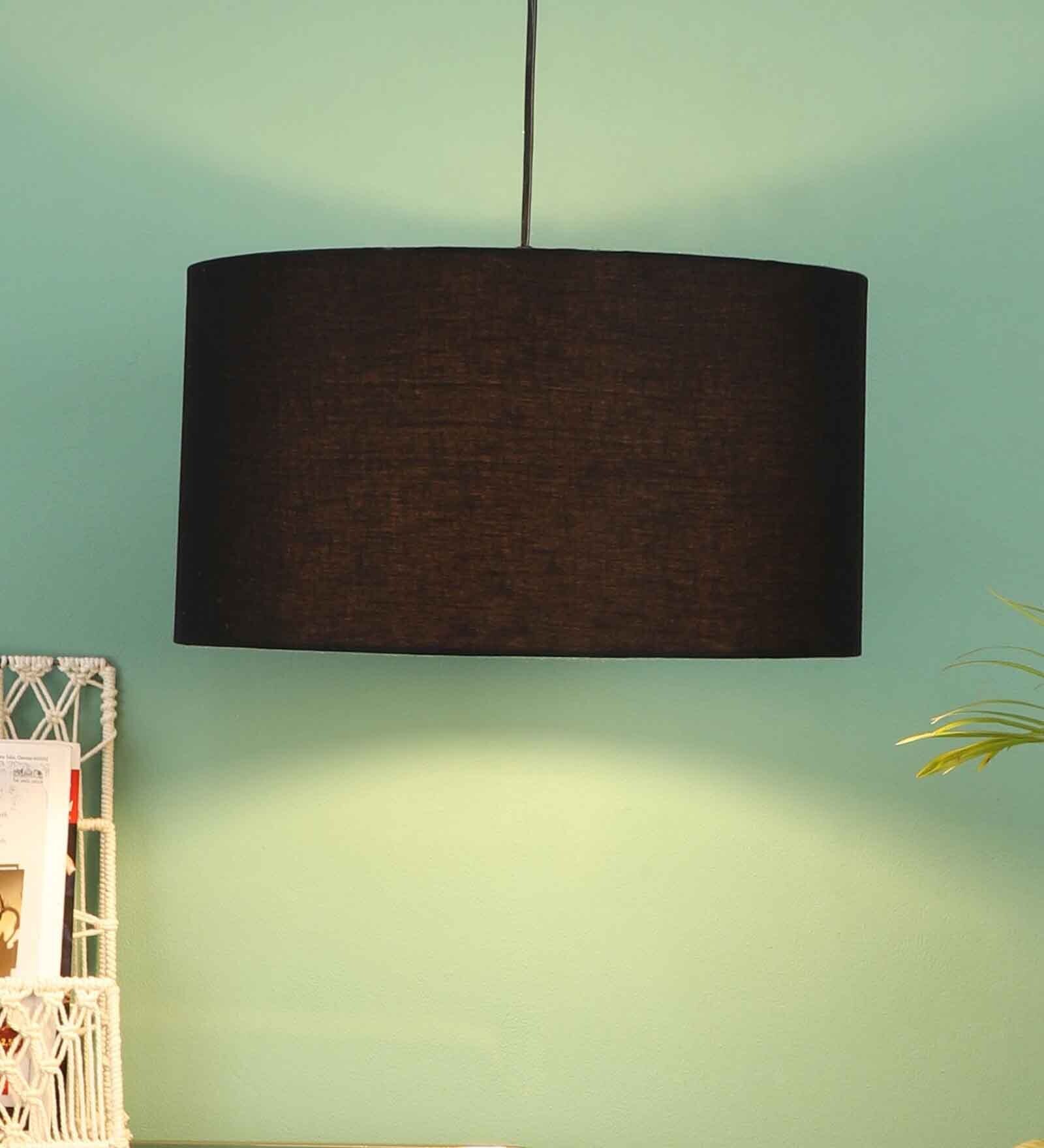 Versace Black Metal Hanging Light