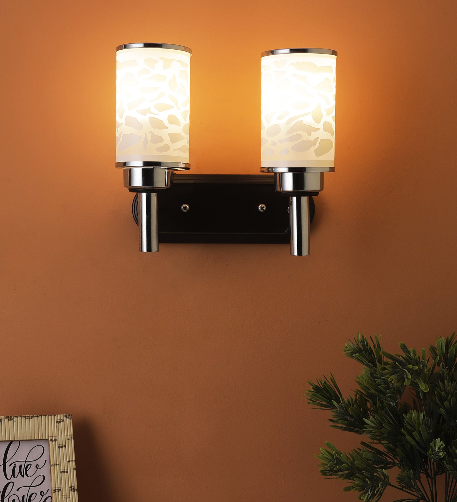 Black Glass Wall Sconces
