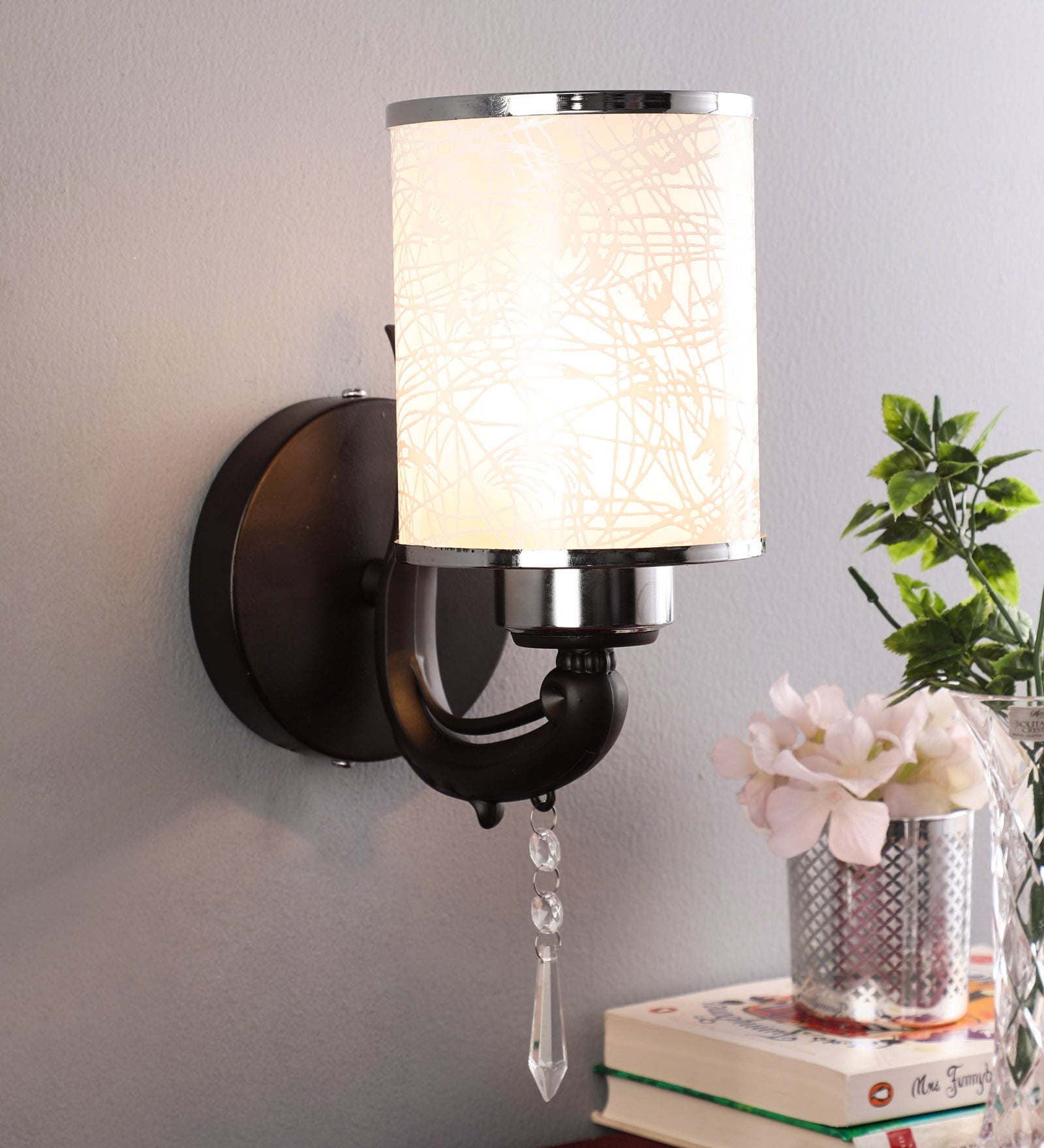 Brown Glass Wall Sconces