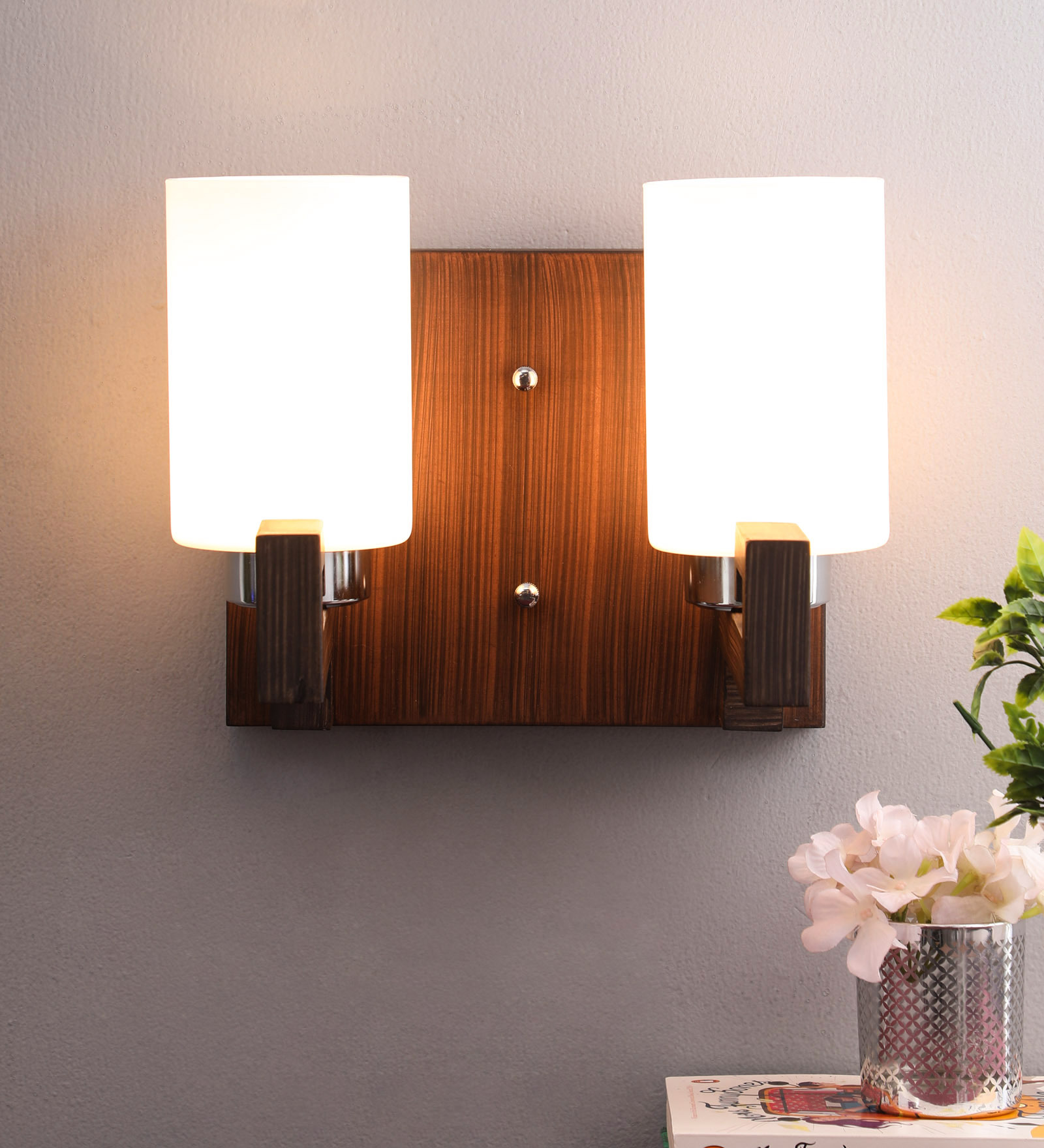 Brown Glass Wall Sconces