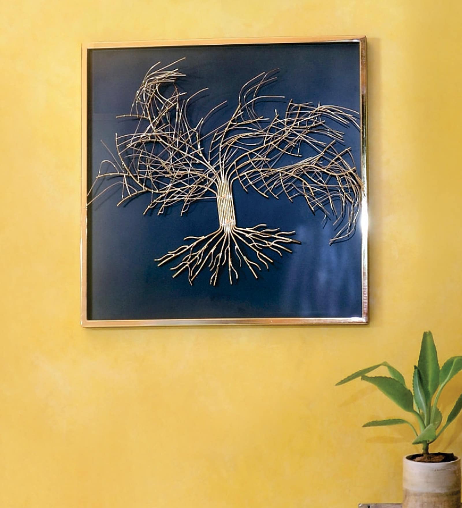 Buy Wrought Iron Decorative Tree Wall Art In Black Online Floral