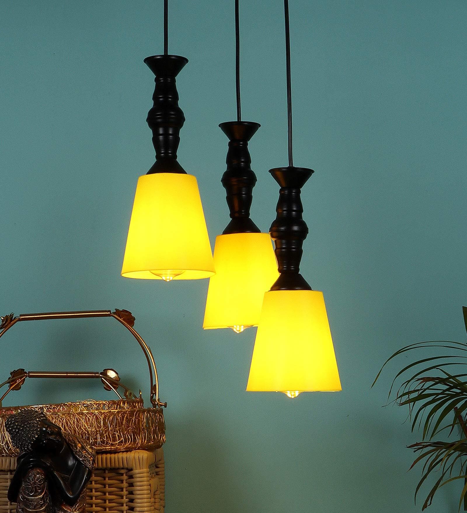 Ontario Black Iron Cluster Hanging Light