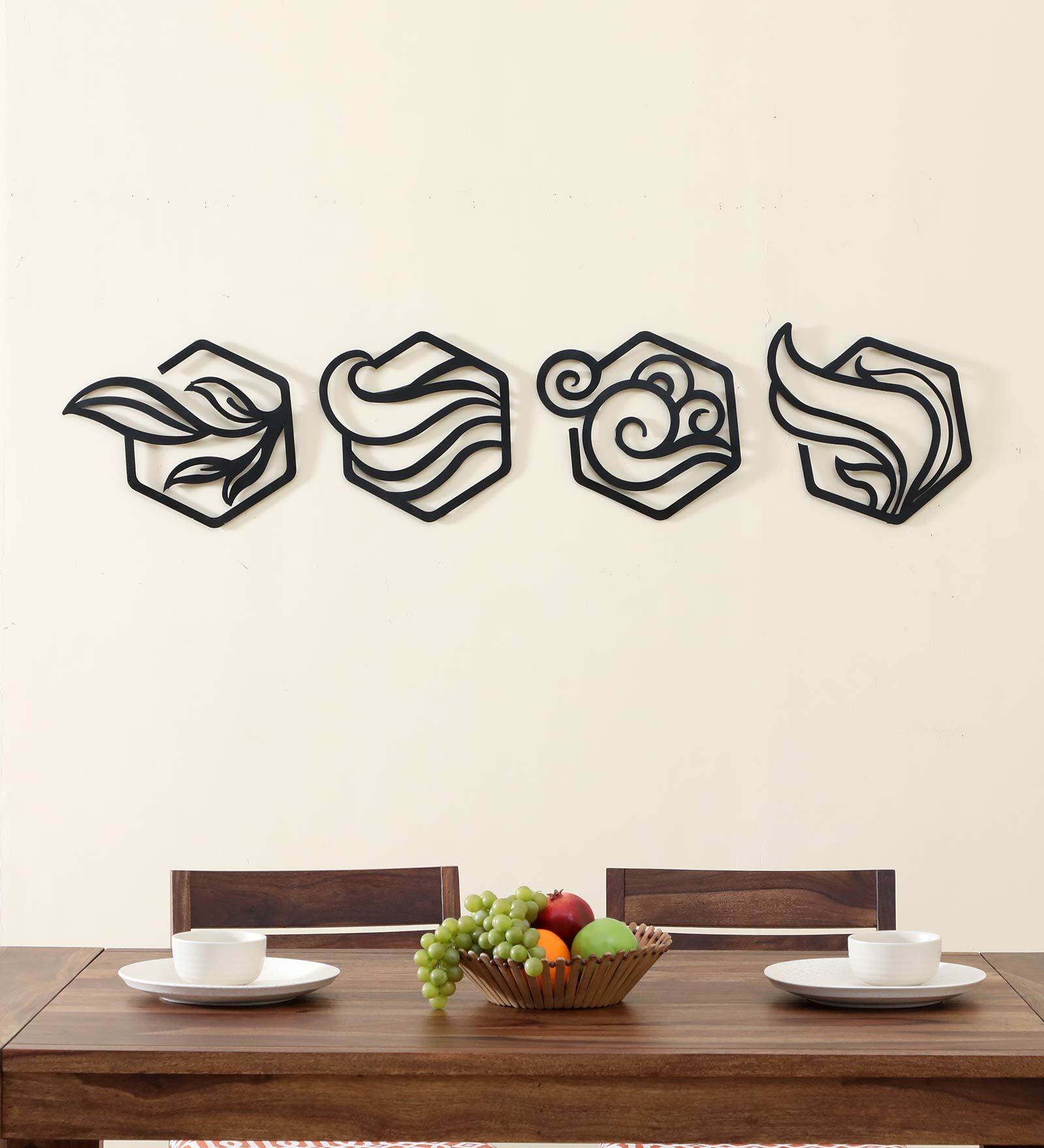 Buy Black Iron Elements Metal Wall Art at 43% OFF by Desert Oak | Pepperfry